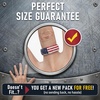 image:imageEgnaro Mens American Flag Printed Silicone Rings 8mm Wide 2mm Thick BandsSETA1US Flag 1