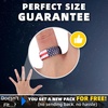image:imageEgnaro Mens American Flag Printed Silicone Rings 8mm Wide 2mm Thick BandsSETA22US Flag 3
