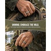 image:imageEgnaro Mens American Flag Printed Silicone Rings 8mm Wide 2mm Thick BandsSETA7ArmyCamo
