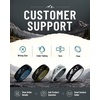 image:imageEgnaro Mens Etched Silicone Wedding Band 74mm Wide Mountain Pattern RingSETA  Wild Peaks  Light Gray  Pine Green