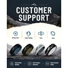 image:imageEgnaro Mens Etched Silicone Wedding Band 74mm Wide Mountain Pattern RingSETB  Wild Peaks  Black  Navy Blue