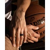 image:imageEgnaro Mens Silicone Wedding Ring 82mm Wide Two Tone Rubber Band for HimA3Black