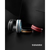 image:imageEgnaro Mens Silicone Wedding Ring 82mm Wide Two Tone Rubber Band for HimB2Light GrayTeal Blue  BlackMuted Yellow  CrimsonBlack  Black