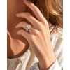 image:imageEgnaro Silicone Engagement Ring with Stone Radiant Cut Cubic ZirconiaSETANude  Rose Gold