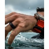image:imageEgnaro Silicone Ring for Him 8mm Black Flexible Mens Rubber Wedding BandSETA4Blackx7