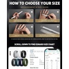 image:imageEgnaro Silicone Ring for Him 8mm Black Flexible Mens Rubber Wedding BandSETA4Blackx7