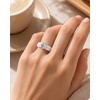 image:imageEgnaro Silicone Ring for Women with Copper Alloy Daisy Flexible Rubber BandPACK C White  Metal Daisy  Silver
