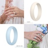 image:imageEgnaro Silicone Rings for Women 458 Multipack Rubber Wedding BandsSETA5Blush Pink  Light Purple  Arctic Ice  Ivory
