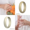 image:imageEgnaro Silicone Rings for Women 458 Multipack Rubber Wedding BandsSETB2Black  Light Pink  Cream Beige  Caramel  Soybean  White