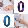 image:imageEgnaro Silicone Rings for Women 458 Multipack Rubber Wedding BandsSETC2Pink Camo  Faint Red  Blue Jewel  Dark Blue  Black  Marble  Metallic Green  Galaxy