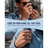 image:imageEgnaro Silicone Stylish Wedding Rings for Men Printed Design Breathable Rubber Bands 8mm Wide 2mm Thick with Comfort FitSETA2Glacier Azure