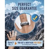 image:imageEgnaro Silicone Stylish Wedding Rings for Men Printed Design Breathable Rubber Bands 8mm Wide 2mm Thick with Comfort FitSETA2Glacier Azure
