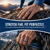 image:imageEgnaro Silicone Stylish Wedding Rings for Men Printed Design Breathable Rubber Bands 8mm Wide 2mm Thick with Comfort FitSETA6Sunset Peaks