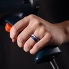 image:imageEgnaro Silicone Stylish Wedding Rings for Men Printed Design Breathable Rubber Bands 8mm Wide 2mm Thick with Comfort FitSETASky Ridges