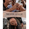 image:imageEgnaro Silicone Stylish Wedding Rings for Men Printed Design Breathable Rubber Bands 8mm Wide 2mm Thick with Comfort FitSETC2Rocky Rib