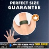 image:imageEgnaro Silicone Wedding Rings For Him Mens Etched Rubber Travel BandsSETDMistwing SummitDark Foliage Green  Blue Gray  Dark Silver  Black