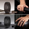 image:imageEgnaro Silicone Wedding Rings For Him Mens Etched Rubber Travel BandsSETEMistwing SummitArmy Camo  Dark Foliage Green  Dark Brown  Black