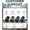image:imageEgnaro Silicone Wedding Rings For Him Mens Etched Rubber Travel BandsSETGWild SummitDark Blue  Army Camo  Pine Green  Black