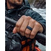 image:imageEgnaro Silicone Wedding Rings For Him Mens Etched Rubber Travel BandsSETGWild SummitDark Blue  Army Camo  Pine Green  Black