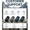 image:imageEgnaro Silicone Wedding Rings For Him Mens Etched Rubber Travel BandsSETIWild SummitDark Grey  Teal Blue  Pine Green  Black