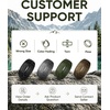 image:imageEgnaro Silicone Wedding Rings For Him Mens Etched Rubber Travel BandsSETJWild SummitDark Foliage Green  Black Coffee  Dark Silver  Black