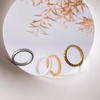 image:imageEgnaro Silicone Wedding bands women Stackable Silicone Ring styleSETA4Silver Peach Bronze White