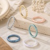 image:imageEgnaro Silicone Wedding bands women Stackable Silicone Ring styleSETA8Silver Champagne Gold Pink Rose Gold Metallic Slate Blue  Metallic Sage Green  Metallic Pearl White 