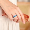 image:imageEgnaro Silicone Wedding bands women Stackable Silicone Ring styleSETB3Bright Red Dream Purple Mint Green Blue Jewel