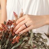 image:imageEgnaro Silicone Wedding bands women Stackable Silicone Ring styleSETB4Black White Peach Rose Gold Pink Rose Gold Metallic Green Metallic Pearl White Galaxy