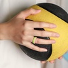 image:imageEgnaro Silicone Wedding bands women Stackable Silicone Ring styleSETB6Pale Pink peach pink Sunlight Yellow Grass Green Teal Mist sky blue light purpleblue White