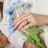 image:imageEgnaro Silicone Wedding bands women Stackable Silicone Ring styleSETB8Crimson Nude Dark Blue White Black