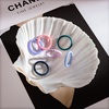 image:imageEgnaro Silicone Wedding bands women Stackable Silicone Ring styleSETB9Peach Pink Lilac Purple Sky Blue Light Purpleblue Emerald Green Indigo Blue