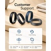 image:imageEgnaro Unisex Silicone Wedding Ring for Men amp Women 45mm Wide 165mm ThickFBlack  Black Camo  Twilight Blue  Black Gray