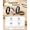 image:imageEgnaro Unisex Silicone Wedding Ring for Men amp Women 45mm Wide 165mm ThickGBlack  Black Camo  Silver  Olive Green  Dark Blue  Blue Gray  Dark Silver