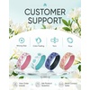 image:imageEgnaro Womens TwoTone Silicone Wedding Ring with a Floral Engraved DesignSETA Rose Leaf  White  Lapis Blue