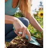 image:imageEgnaro Womens TwoTone Silicone Wedding Ring with a Floral Engraved DesignSETA Rose Leaf  White  Lapis Blue