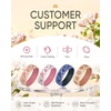image:imageEgnaro Womens TwoTone Silicone Wedding Ring with a Floral Engraved DesignSETC1 Apple Blossoms  Nude  Faint Red