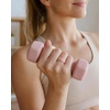 image:imageEgnaro Womens TwoTone Silicone Wedding Ring with a Floral Engraved DesignSETC1 Apple Blossoms  Nude  Faint Red