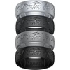 image:imageEgnaro Silicone Wedding Rings For Him Mens Etched Rubber Travel BandsSETZ4NightBatsSilver  Black Gray  Dark Silver  Black