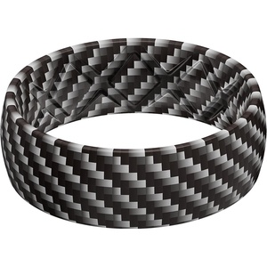 image:imageEgnaro Mens American Flag Printed Silicone Rings 8mm Wide 2mm Thick BandsSETA3Carbon Fiber