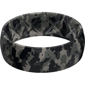 image:imageEgnaro Mens American Flag Printed Silicone Rings 8mm Wide 2mm Thick BandsSETA8Army Camo
