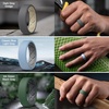 image:imageEgnaro Mens Silicone Ring 75mm Wide Beveled Flexible Rubber Wedding BandSETB3Light GraySea Blue  Classic BlueLight Gray  Ink GreenBlack Gray  Teal BlueBlack  Blue GrayArctic Ice  Dark GrayGreige  BlackBlack Gray