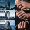 image:imageEgnaro Mens Silicone Ring 75mm Wide Beveled Flexible Rubber Wedding BandSETB3Light GraySea Blue  Classic BlueLight Gray  Ink GreenBlack Gray  Teal BlueBlack  Blue GrayArctic Ice  Dark GrayGreige  BlackBlack Gray