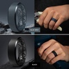 image:imageEgnaro Mens Silicone Ring 9mm Wide Flexible Rubber Wedding Band for GymSETB13Light Gray  Blue Gray  Black GrayBlack Camo  Black