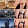 image:imageEgnaro Mens Silicone Ring 9mm Wide Flexible Rubber Wedding Band for GymSETB2Camo Sand  Black Gray Camo  Midnight Blue  Black  Black Gray  Bronze  Dark Silver