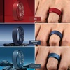 image:imageEgnaro Mens Silicone Ring 9mm Wide Flexible Rubber Wedding Band for GymSETB5Red  Navy Blue  Midnight Blue  Black  Black Gray  Dark Gray  Dark Silver