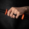 image:imageEgnaro Mens Silicone Rings Classic Black Step Edge Rubber band 10mm WideSETKBlack Black Black Black Black Black Black
