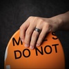image:imageEgnaro Mens Silicone Rings Classic Black Step Edge Rubber band 10mm WideSETMDark Silver