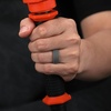 image:imageEgnaro Mens Silicone Rings Patterned SGrooves Rubber BandsSETA1Black Black Black Gray Black Gray