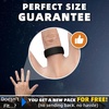 image:imageEgnaro Mens Silicone Rings Patterned SGrooves Rubber BandsSETA1Black Black Black Gray Black Gray